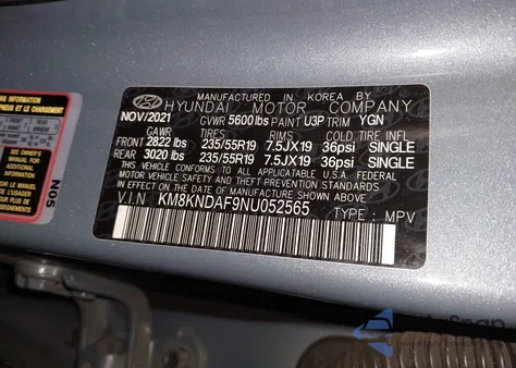 2022 Hyundai Ioniq 5 Sel z USA, uszkodzony, nr VIN KM8KNDAF9NU052565